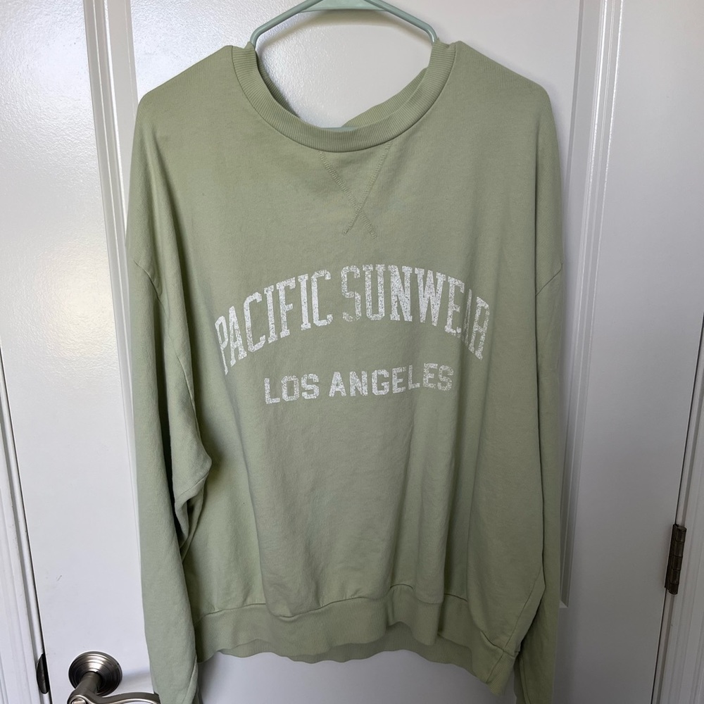 seafoam green pacsun crewneck !